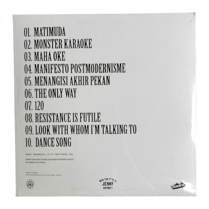 Jenny - Manifesto